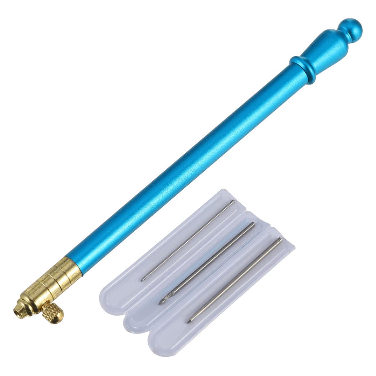 HOODANCOS 3juegos Agujas De Bordado Punch Needle Mango Ergonómico y Antideslizante Para Manualidades De Costura Kit De Agujas Para Tejer y Bordar Para Proyectos Creativos