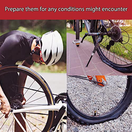 Image of PAX 20pcs Tubeless Bike 3.5mmΦ x 50mm Tire Plugs, Super Sticky Tire Plugs Refill Pack for Tubeless Bicycle Repair Kits, Seal Strips Strings