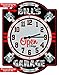 Redeye Laserworks Garage Piston/Repair Shop Wall Clock, Mechanic Workshop
