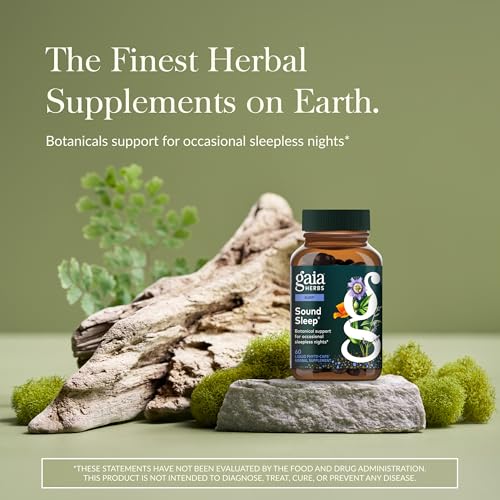 Gaia Herbs Sound Sleep - Sleep Support Supplement - Herbal, Plant-Powered Support for Calm & Relaxation* - Valerian Root, Passionflower & More - 60 Vegan Liquid Phyto-Capsules (20 Servings) - Image 3