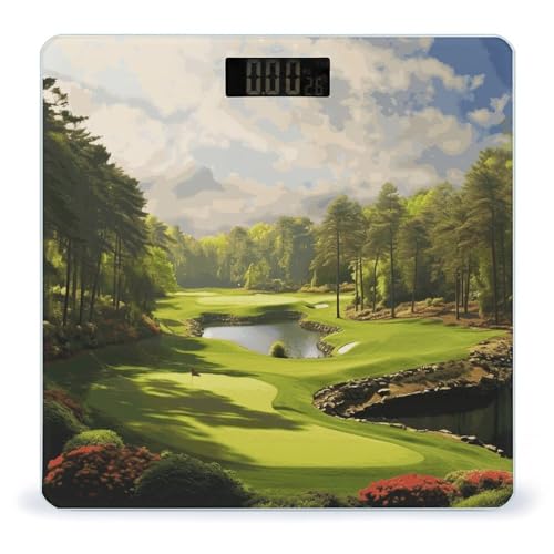 Báscula digital de baño Golf Court con plataforma amplia
