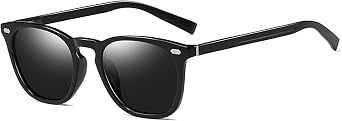 Polarized Sunglasses, Light-Adjusting, Color-Changing, UV400, UV Protection, Lightweight, Fashion, Commuting, Driving, Cycling, Golf, Fishing, Mens and Womens, with Leather Storage Pouch