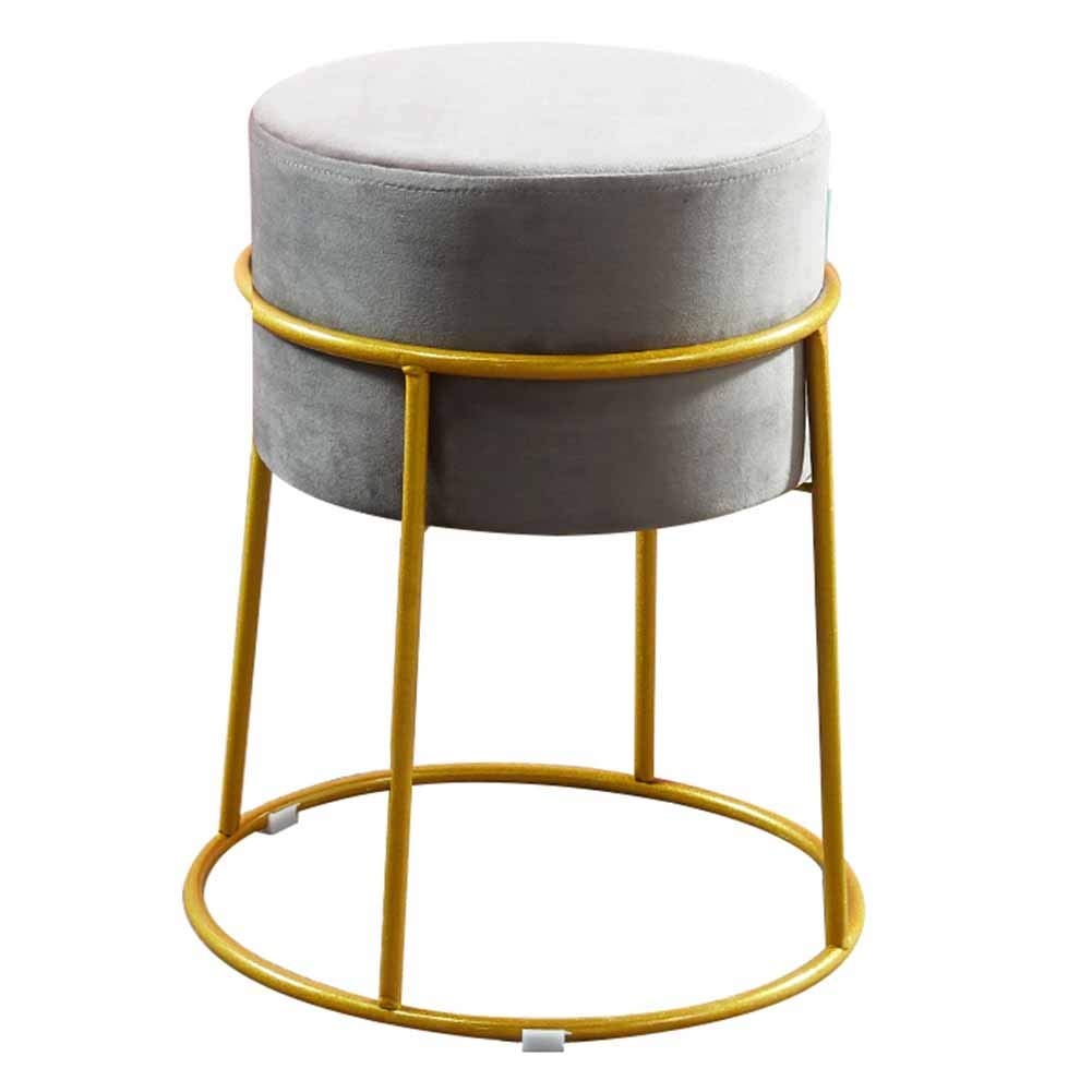 Tabouret pouf repose-pieds rembourré dressing portable pour salon et entrée