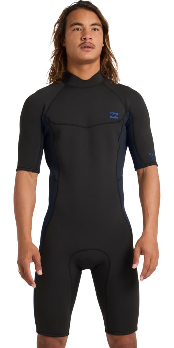 BILLABONG 2026 Mens Absolute 2mm Back Zip Shorty Wetsuit - Ocean