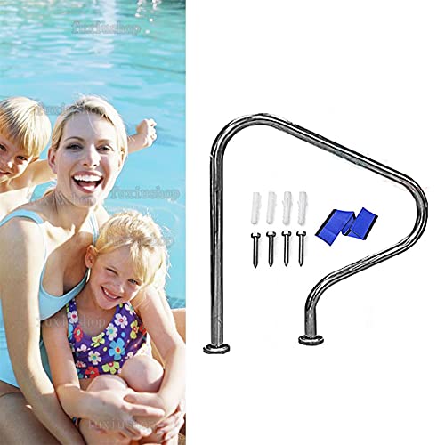 Barandilla de acero inoxidable para escalera de piscina 4ft miniatura 1