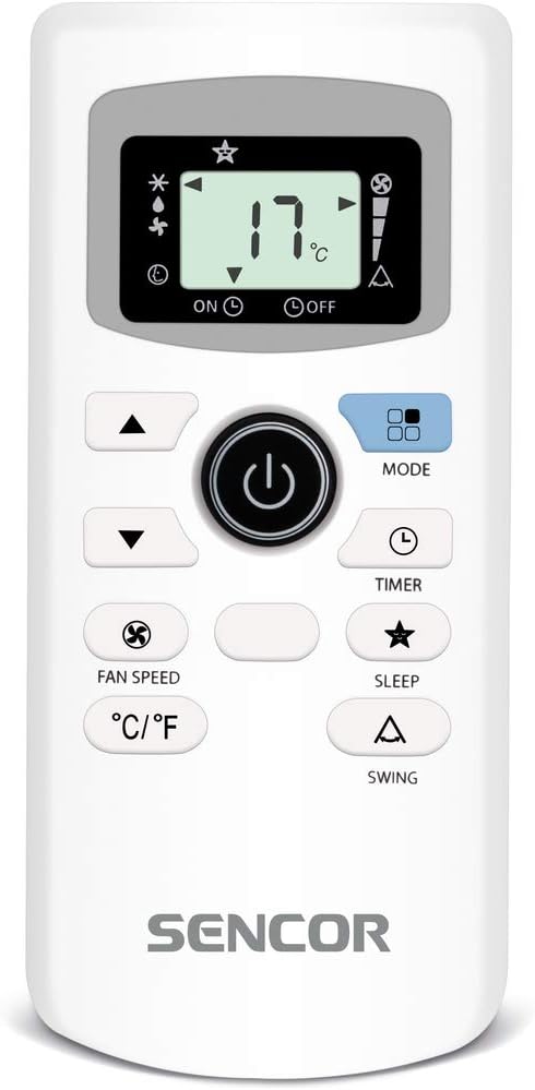 Remote control for Sencor SAC MT9020C Portable Air Conditioner