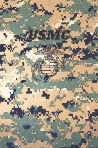 U.S. Marine Corps Marpat Jungle Wooden Camouflage Notepad: Lined Journal with Premium Paper, College Ruled 6