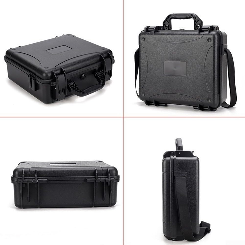 Scatola portaoggetti antideflagrante per droni antigravità A1, custodia da trasporto robusta in ABS, 33 x 28 x 12 cm, borsa a tracolla nera per accessori esterni per appassionati e professionisti