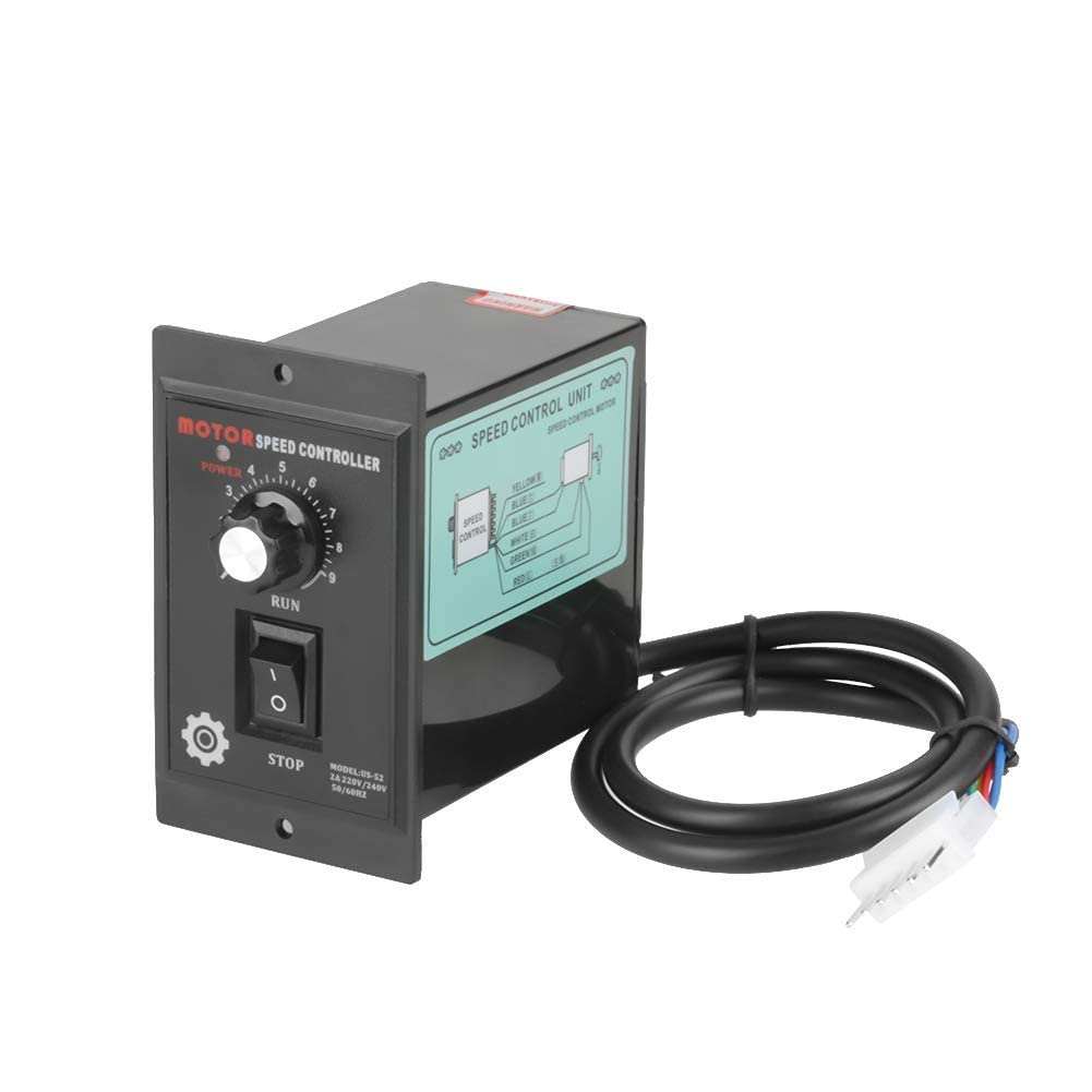 Regolatore di Velocità del Motore AC 220V 400W, Regolatore di Velocità Elettrico Regolabile a Marcia Avanti e Retromarcia