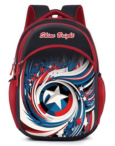 Ronaldo School Bag CR7 Daypack Casual Backpack for Kids Children Boys And Girls 7-12 Years. (B_BLUE)