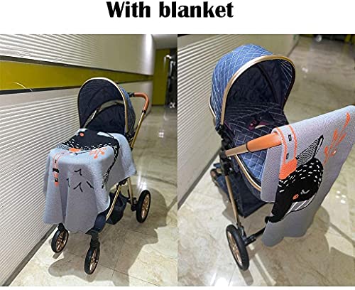 DERTEIO Kinderwagen Autostoel Combo, Verstelbare High View kinderwagens en kinderwagens voor baby's, kinderwagen 3 in 1… - Afbeelding 3