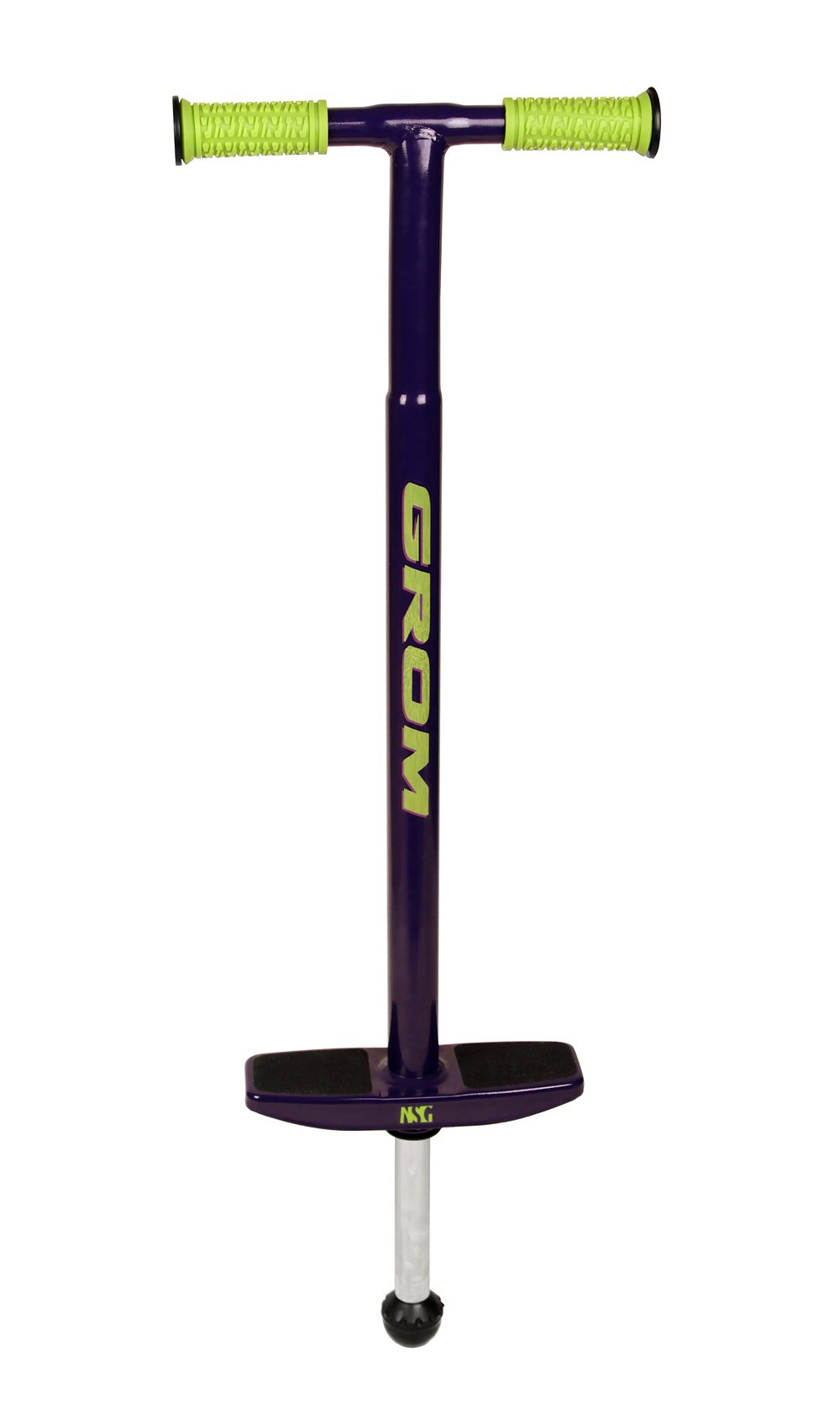NSG Grom Performance Pogo Stick - Ages 5-9 - 40-90 Pounds (Purple)