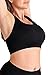 SHAPERMINT Sports Bras for Women - Workout Bras for Women, Plus Size Sports Bra, Workout Tops for Women High Support Black
