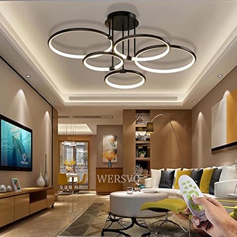 Luz de techo LED de anillo creativo WERSVG Cover