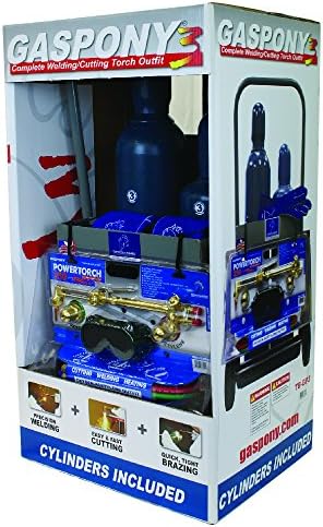 Miniatura 2 de Thoroughbred GasPony3 Equipo de corte y soldadura de servicio mediano con carrito - oxiacetileno, juego de 12 piezas, número de modelo TB-GP3