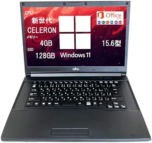 【整備済み品】富士通 ノートパソコン 15.6型 初期設定済み A553/Office 2019/Win 11 Pro/WIFI/...