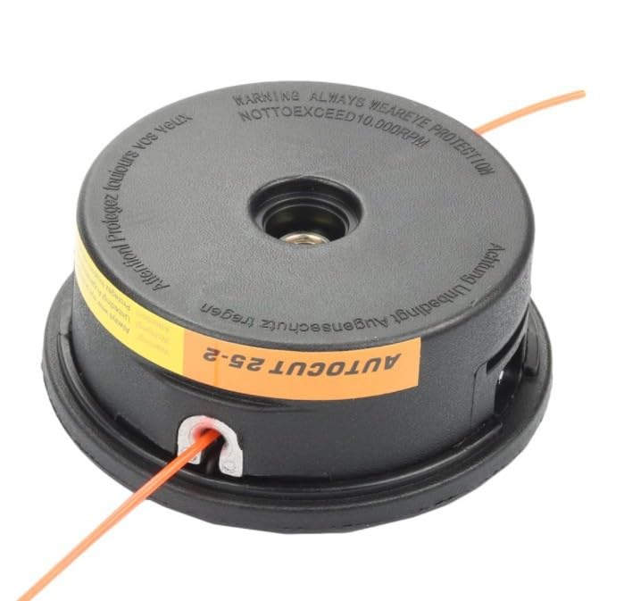 Cabezal De Desbrozadora Jrisbo Autocut 25-2 Tête Pour Stihl Débroussailleuse, Bobine AutoCut 25-2 Tete Faucheuse Compatible Avec Stihl FS44 FS55 FS56 FS74 FS80 FS85 FS90 FS120 FS240 FS250 Tête à Fil (1