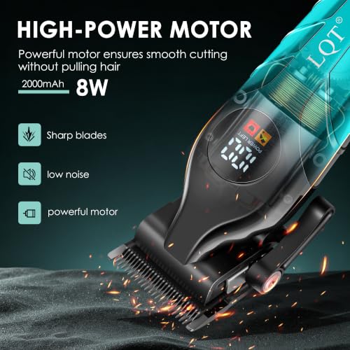 Image of Men's Professional Cordless Hair Clippers & Trimmer Kit