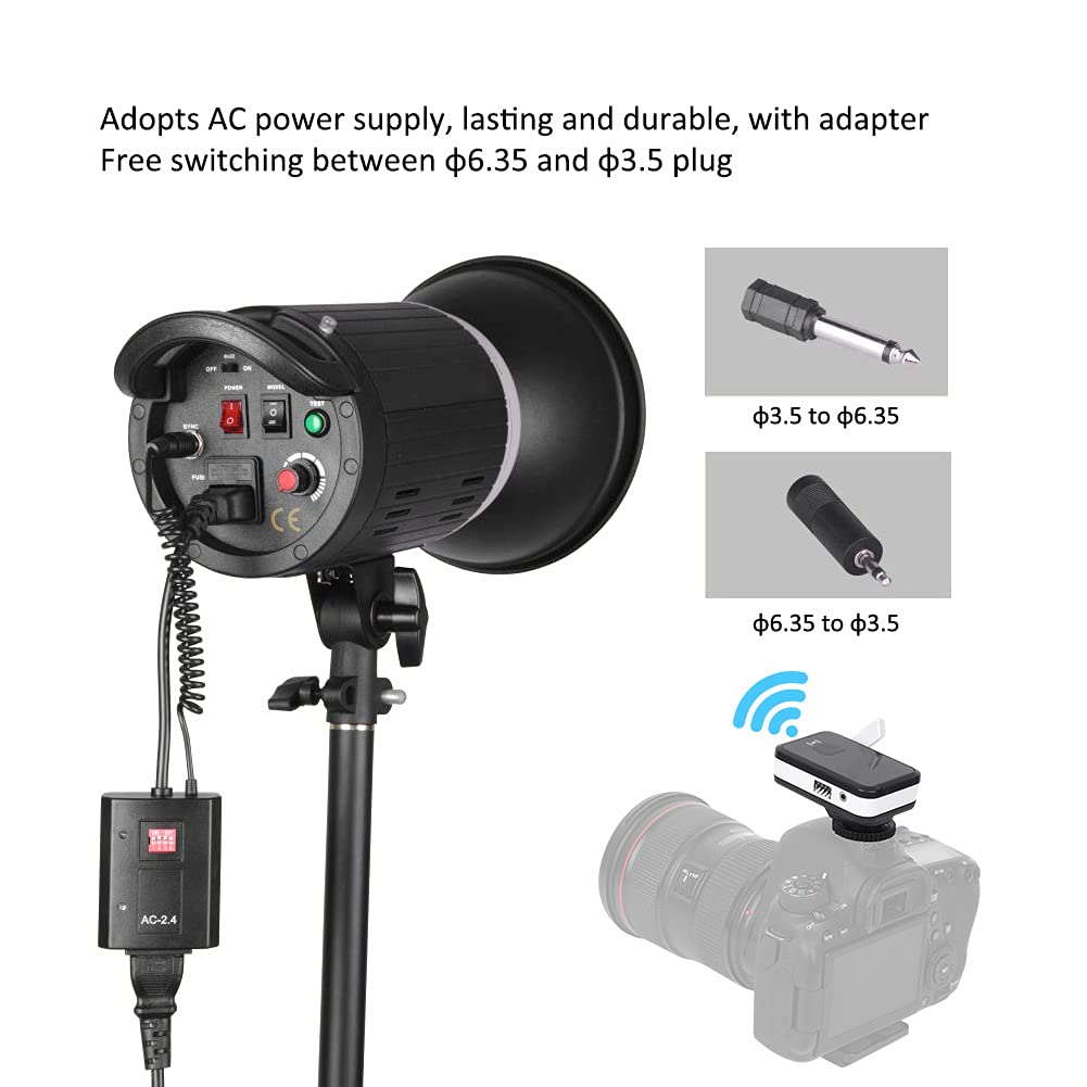 Zunate NiceFoto AC-2.4A Trigger di velocità Sincrona Penetrazione a Lunga Distanza 1/320S Flash Wireless per gli Appassionati di Fotografia Trigger di Controllo Remoto in Plastica
