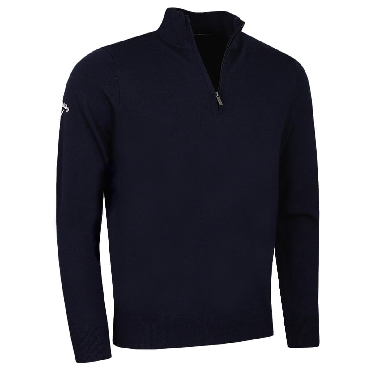 Callaway Herren 1/4 Zipped Merino Sweater mädchen Pullover
