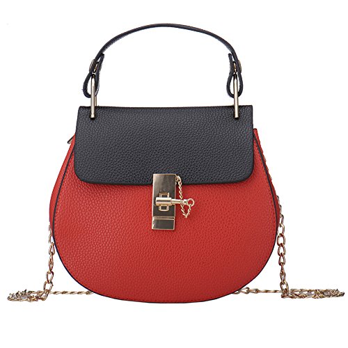 Hjuns ,  Damen Umhängetaschen , Rot - rot - Größe: 23*21 cm