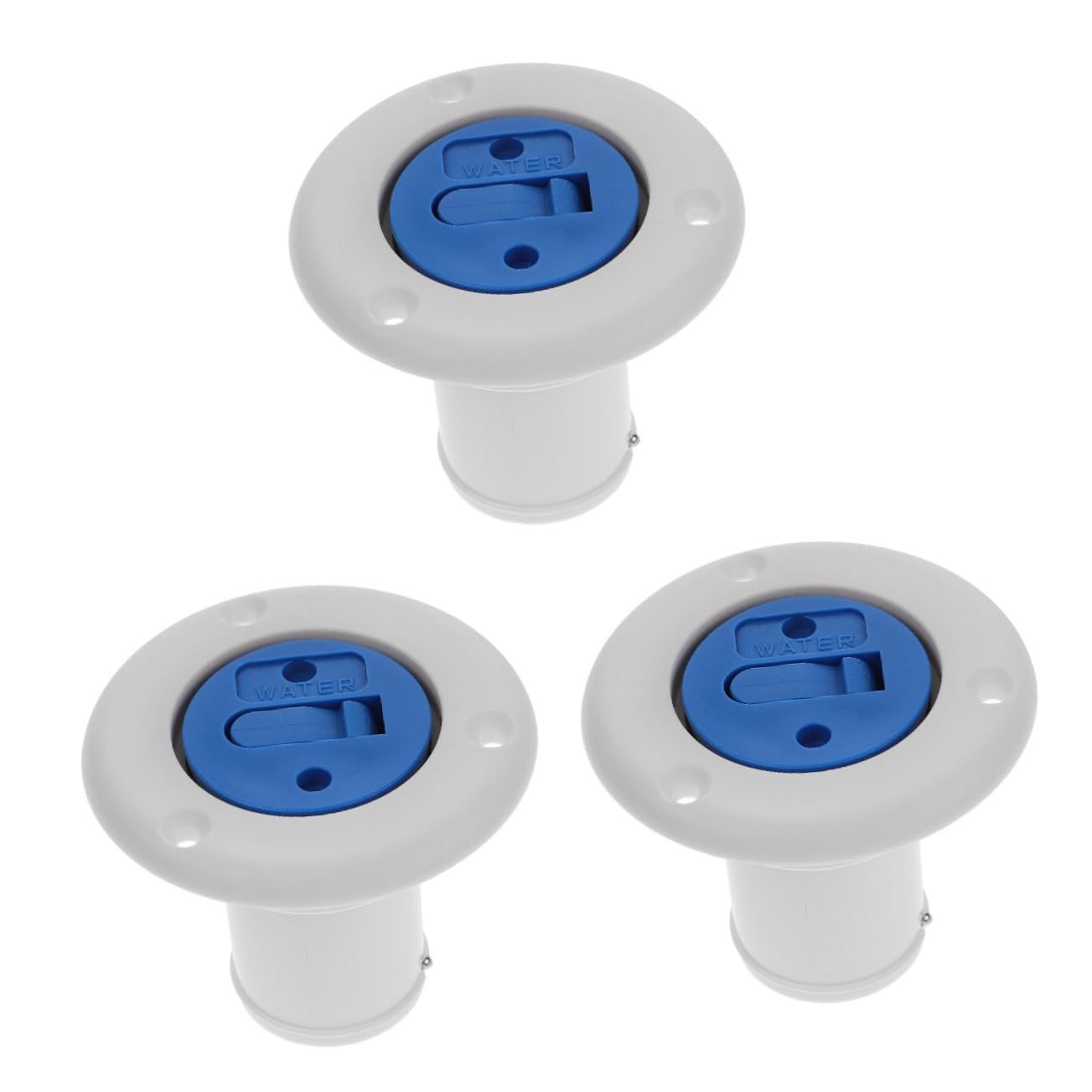 GLEAVI 3piezas Tapa De Llenado De Agua Para Rv y Autocaravanas Accesorio Resistente Instalación Para Camping y
