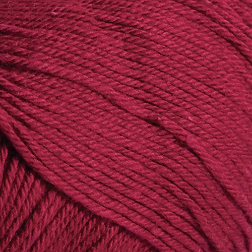 Image of Knit Picks Dishie Worsted Weight 100% Cotton Yarn Red - 100 g (Pomegranate)