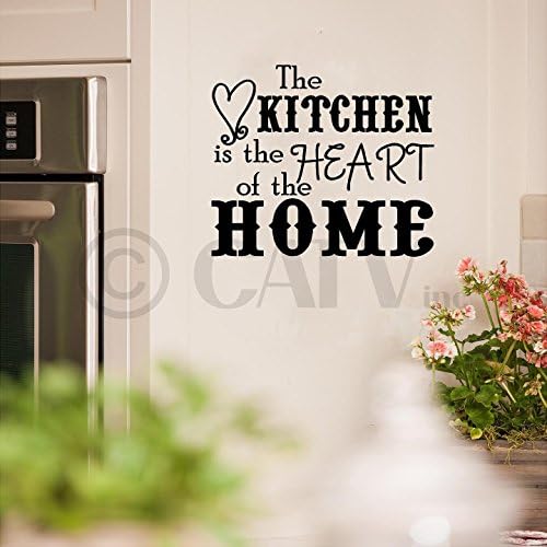 Amazon.com: Large Kitchen Wall Decals Quotes Kitchen Wall Stickers is ...