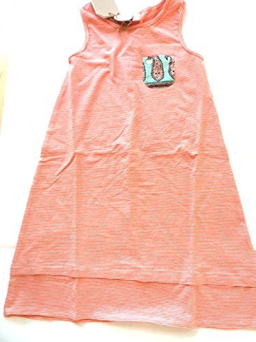 Girls Dress, Flamingo Striped g10-s17-104