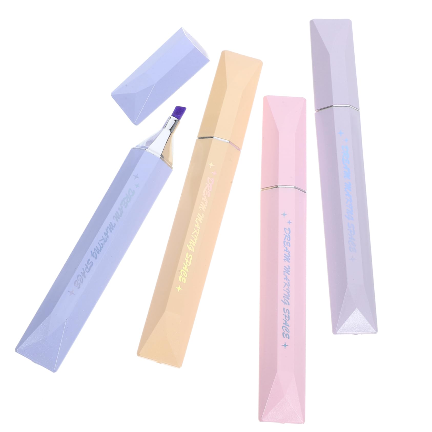 NUOBESTY Lot De 3 Surligneurs Adorables Marqueurs Détude Stylos Dapprentissage Marqueurs Pour Étudiants 12 Couleurs 4 Pièces X 3