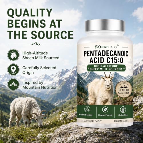 EXHERBLABS Pentadecanoic Acid C15:0 Supplement