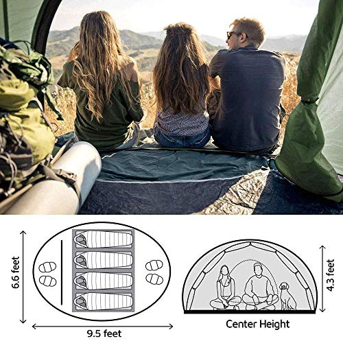 Carpa automática pop-up GeRRiT para camping 380x260x130 cm miniatura 4