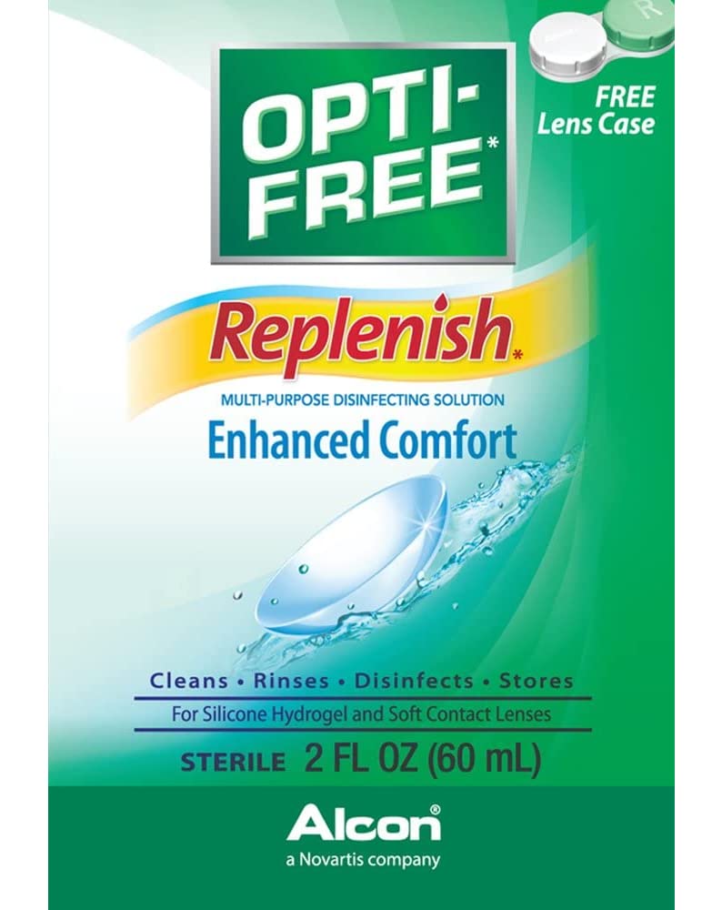 OPTI-FREEReplenish Multi-Purpose Disinfecting Contact Lens Solution, 2 oz