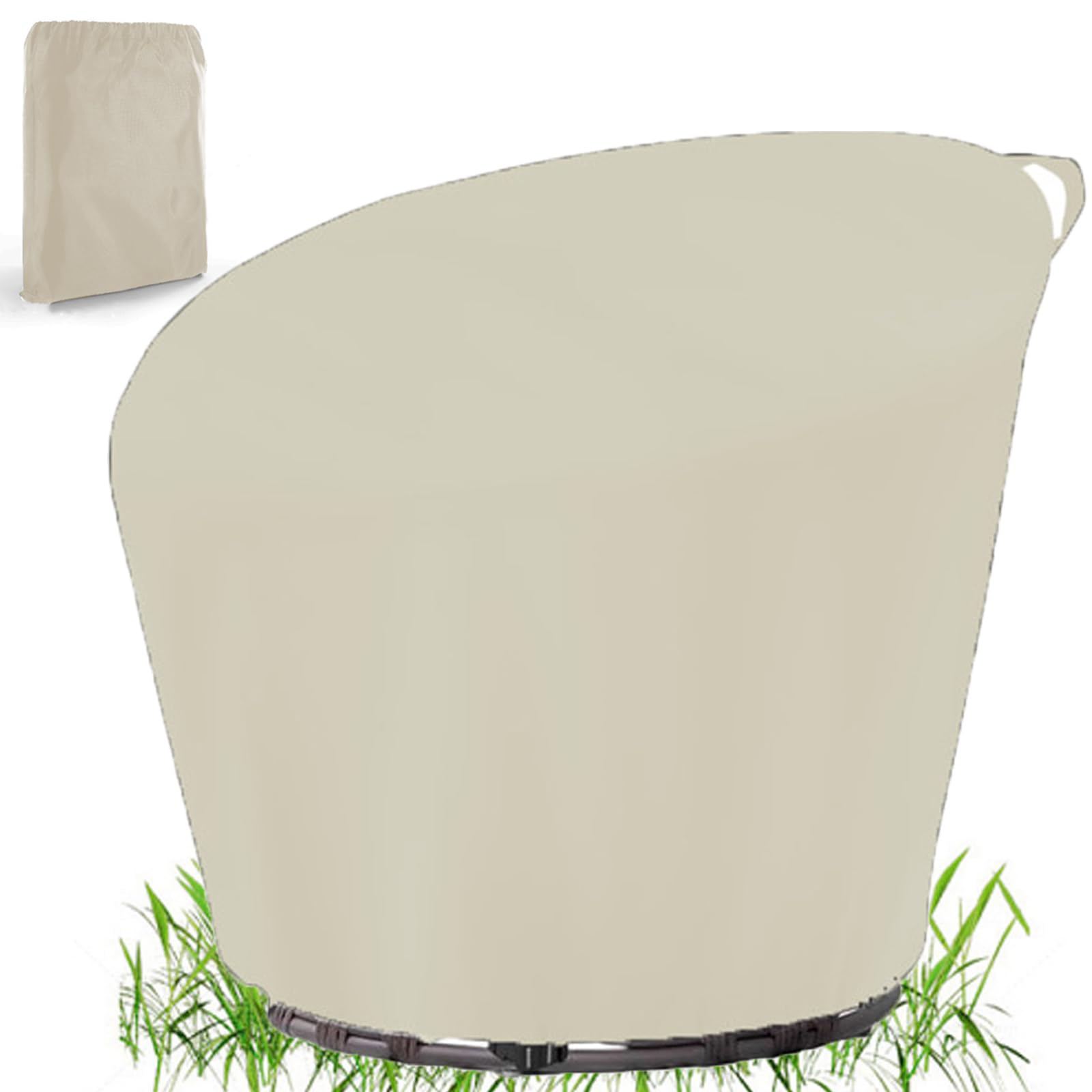 Stuhlbezug, wasserdicht, für den Außenbereich, 420D, Ochsengeflecht, Schaukelstuhl, 120 x 46 x 89 cm, Sitzschutz