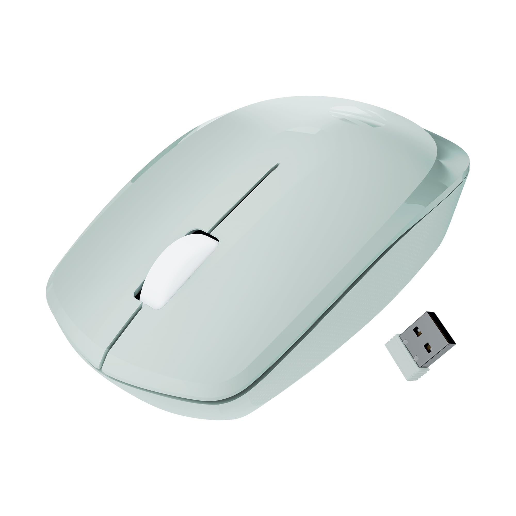 zebronics wireless mouse, 2.4ghz, 3200 dpi, 3 buttons, comfortable & ergonomic, usb nano receiver, on/off switch, power-saving mode, works on most surfaces, for mac | laptop | computer (freego, green)