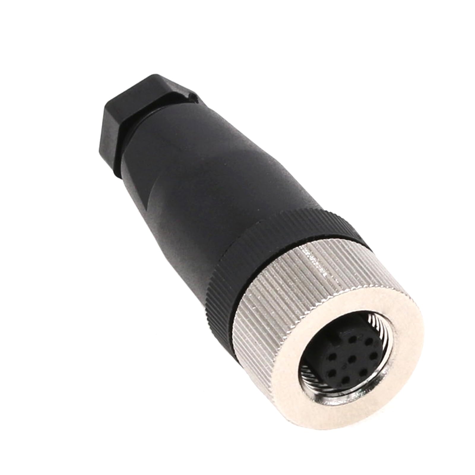 M12 8 Pin Female A Code Sensor Aviation Plug Industrial Circular Connector Waterproof IP67 12mm Connector Plug Cable Adapter