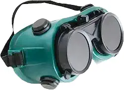 Óculos de Solda Proteção Epi Mascara Articulavel Lente Dupla Soldador Protege