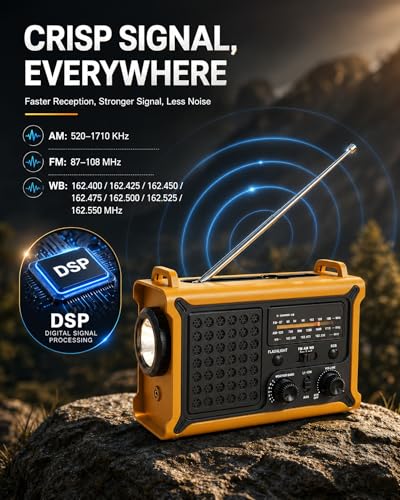 Portable Home Weather Radio Emergency