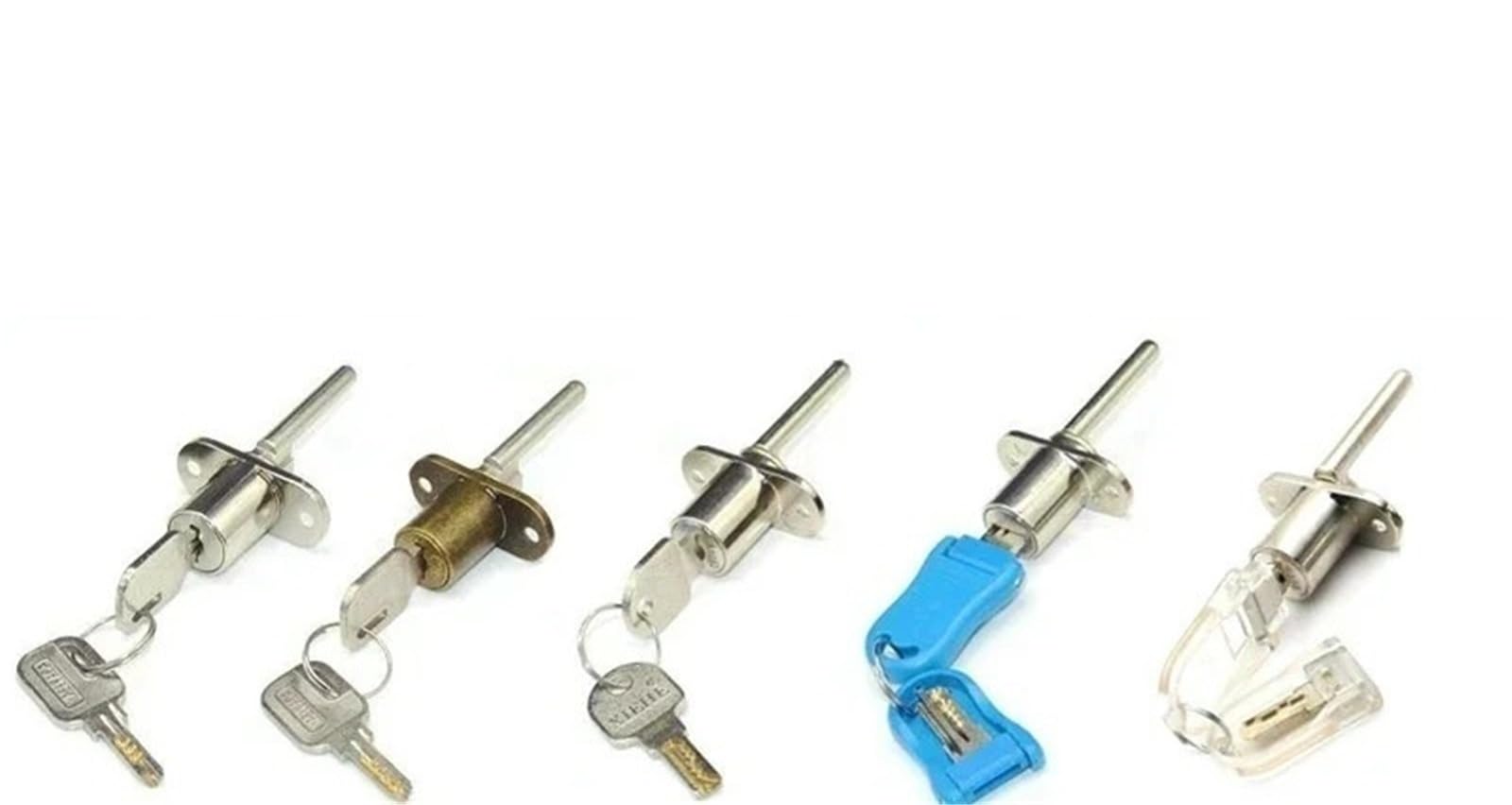 Cinet Drawer Lock for Mailbox Tool Box File Cinets with 2 Folding Keys DIY Furniture Hardware H 1Pcs(56901 Pack of 1)