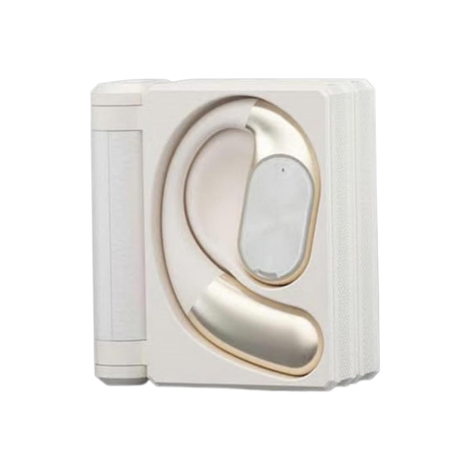 Auricolari Wireless Con Ganci Cuffie Con Custodia A Doppia Piegatura | Auricolari Con Cancellazione Rumore E Anti-Sudore, Custodia A Doppia Piegatura Per Casa Esterno Studio Corsa Sport