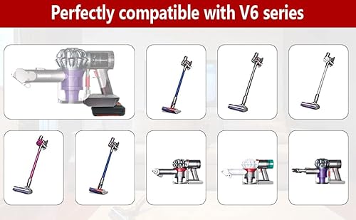 Eid Replacement For Dyson V6 Battery, Mil18V6 Adapter For Milwaukee M18 18V Battery Work On Dyson V6 Vacuum Cleaner Dc59 Dc61 Dc62 Dc72 Sv03 Sv04 Sv06 Sv09 Animal Cordless Stick Vacuum Cleaner #TOP7