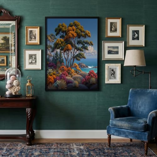 Tableau decoration murale myriques insulaires une impression artistique d'exception 80x120