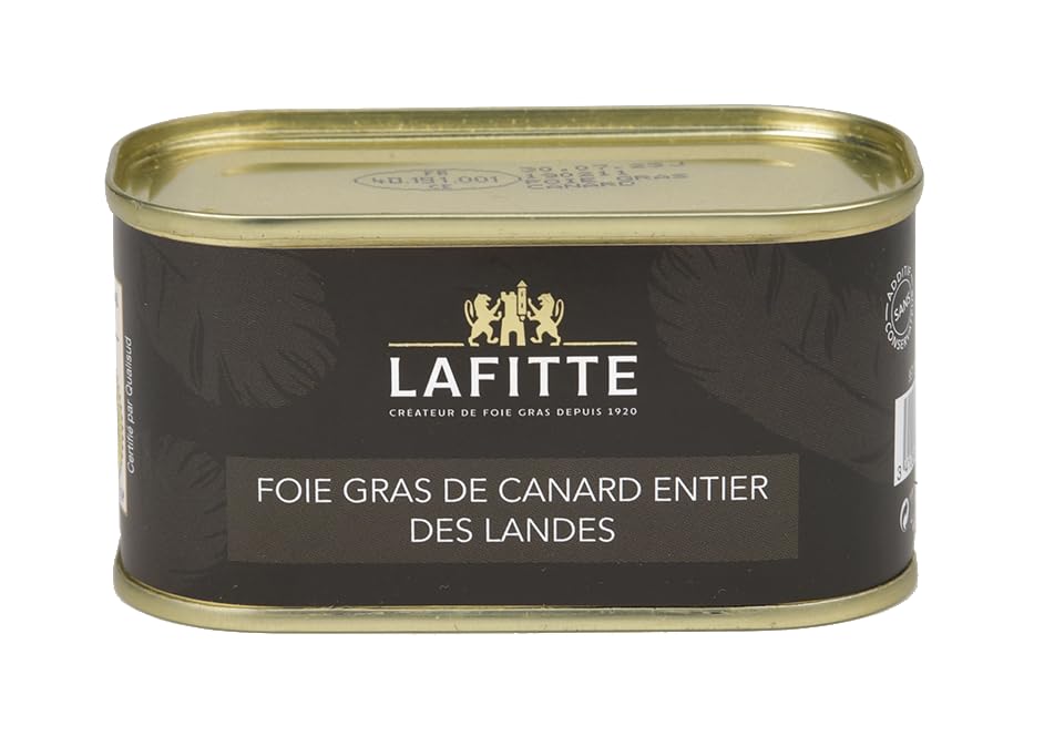 Lafitte - (Géographique Protégée IGP) - Foie gras de pato entero - Lata de 130gr