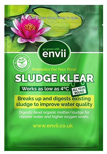 Envii Sludge Klear  Tratamiento para Limpieza de Lodo en Estanques, Limpia y Evita la Creación de Residuos Orgánicos en Estanques, 6 tabletas