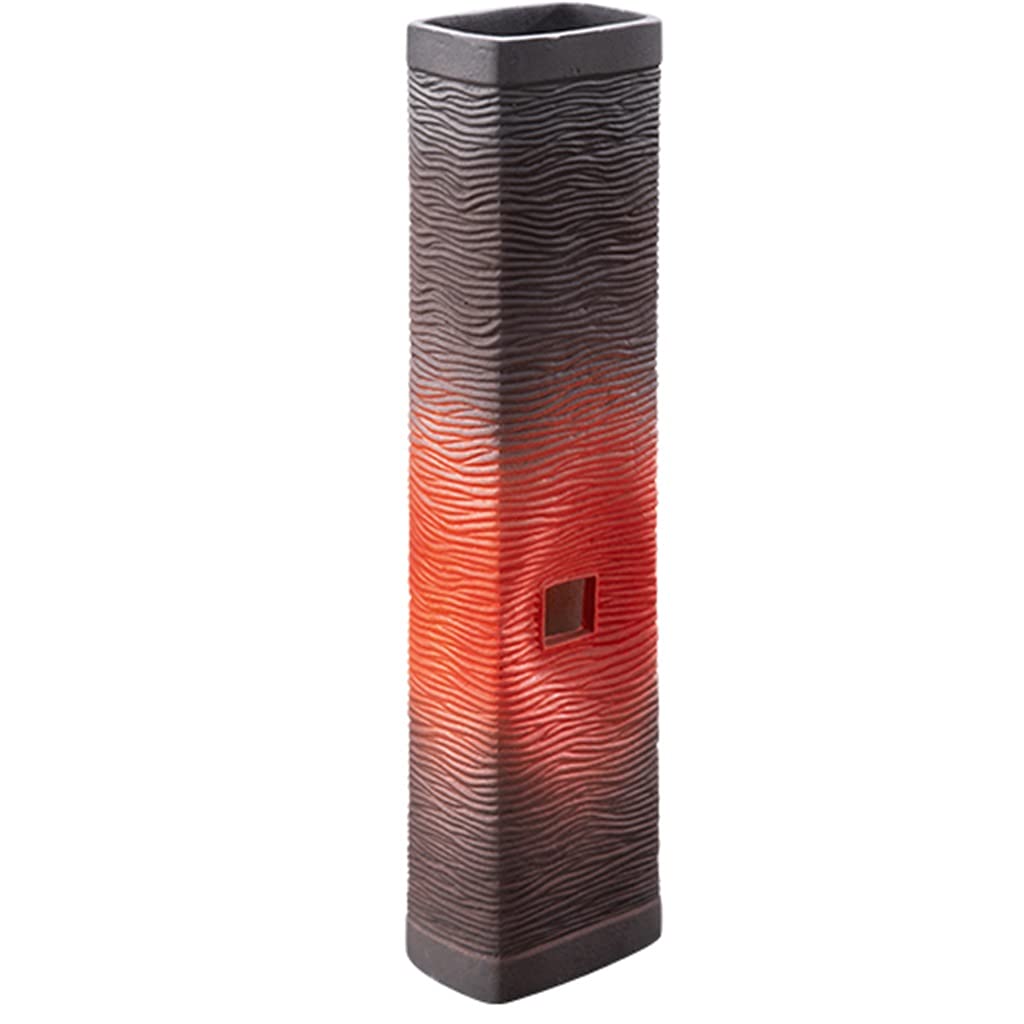 Vase déco céramique pour fleurs séchées sur meuble entrée et bureau