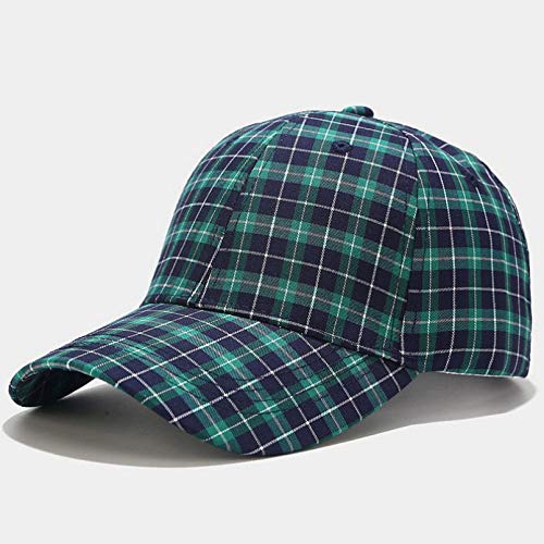 LUOXUEFEI Casquettes Casquette De Baseball À Carreaux Vert Jaune pour Hommes Femmes Streetwear Hip Hop Caps Casquettes De Camionneur d'hiver Cover
