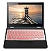 [2 Pack ] Lapogy Keyboard Cover Skin for Samsung Chromebook Plus(12.3 inch)/Samsung Chromebook Pro(12.3 inch),Chromebook Plus XE513C24,Chromebook Pro XE513C24(Clear and GoldRose)