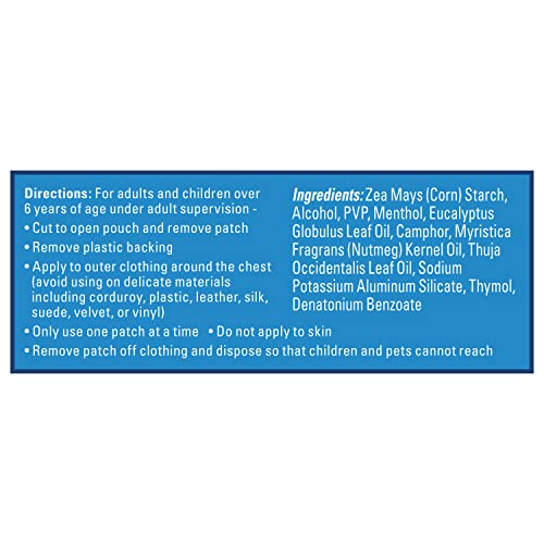 Vicks Children’s VapoPatch, Wearable MessFree Aroma Patch, Soothing
