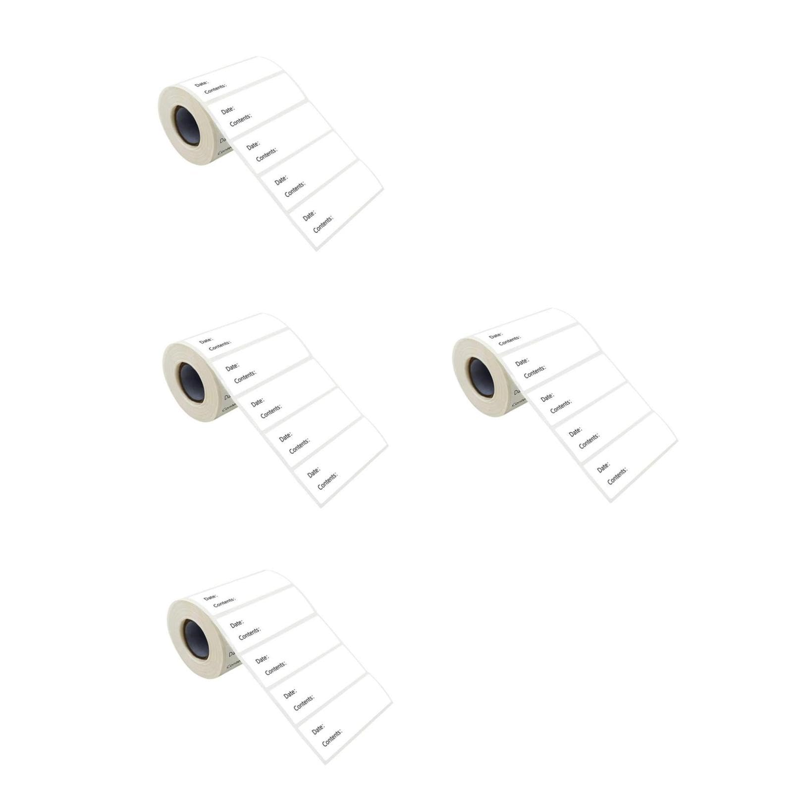 SHINEOFI 4rouleaux Étiquettes De Date Classées Autocollantes De Étiquettes Pour Cuisine Et Maison Pour Congélateur Et Stockage