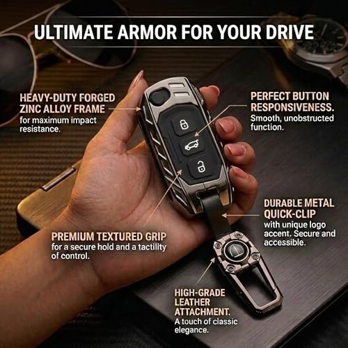 Image of Coll of Fest Transformer Series Compatible with Mahindra Scorpio, Marazzo | Xuv 300, Xuv 700 | Xuv 400 Ev | Bolero | Thar | Tuv 3-Button Smart Flip Key (Transformer Armor Series)